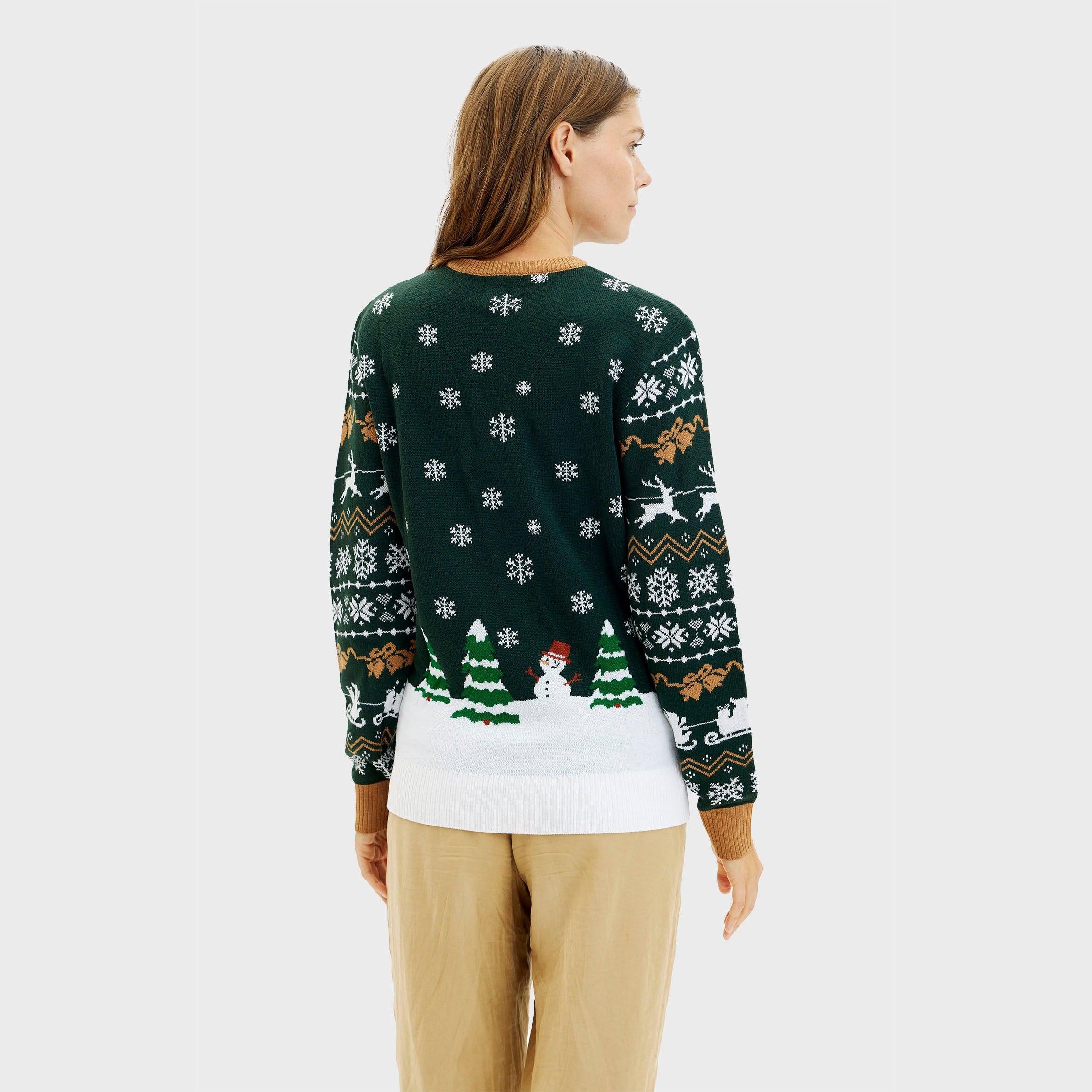 Santa Claus Is Coming To Town LED Groen - Dames